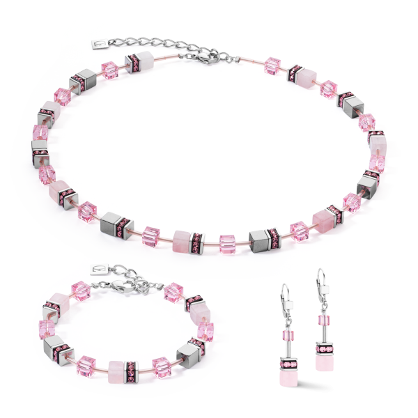 GeoCUBE® Iconic Precious earrings rose Schn?ppchen – Bild 3