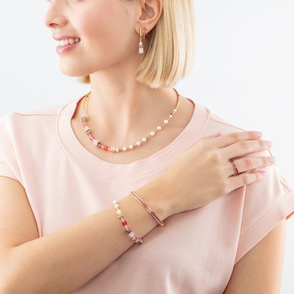 Bracelet GeoCUBE® Fusion Precious Pearl Mix gold-pink Online – Bild 4