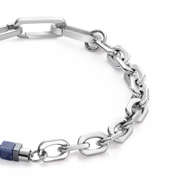 Bracelet Precious Fusion link chain blue-silver Online – Bild 2
