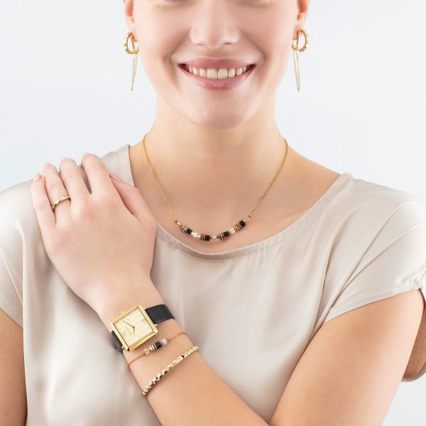 Hoop earrings Spikes 23 gold Online-Verkauf – Bild 4