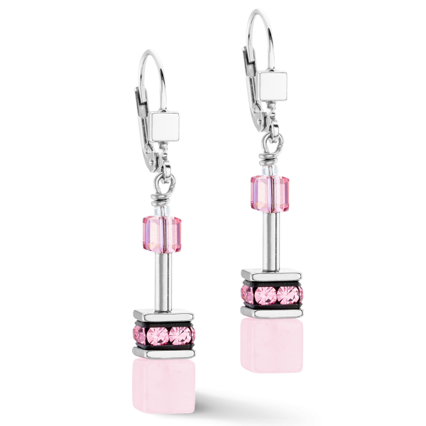 GeoCUBE® Iconic Precious earrings rose Schn?ppchen – Bild 2