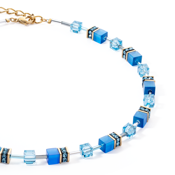GeoCUBE® Iconic Mono Gold necklace turquoise Online-Schn?ppchen – Bild 2