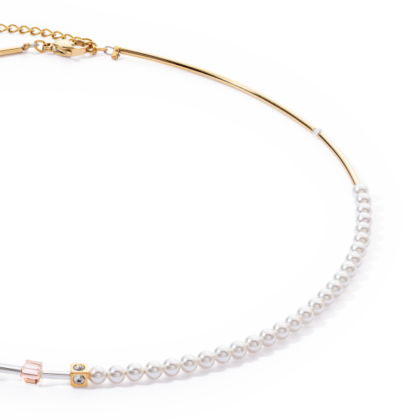 GeoCUBE® Mini Fusion Pearls Necklace Apricot Crush Online – Bild 2