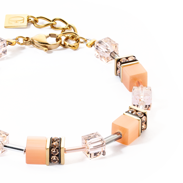 GeoCUBE® Iconic Mono Gold bracelet Apricot Crush Online – Bild 2