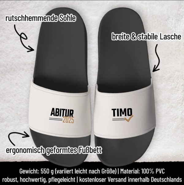 Badelatschen  Abschlüsse 2025  - personalisierte Schlappen Angebot – Bild 3