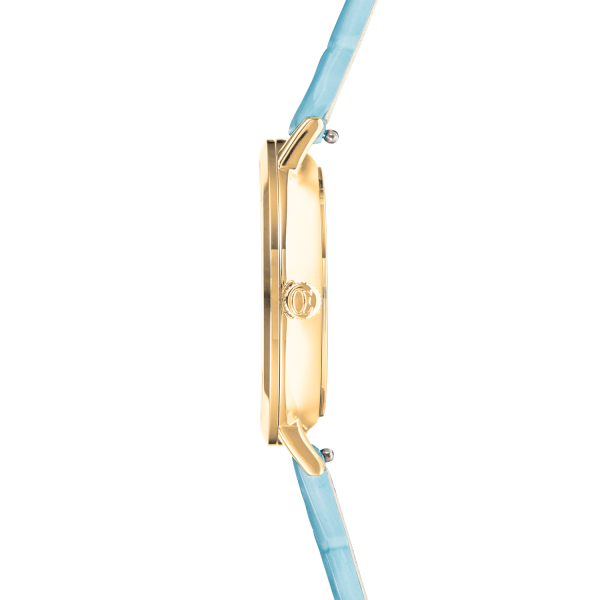 Watch Round Pastel Lovers Gold Bracelet Leather Blue Angebot – Bild 4