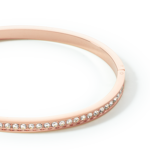 Bangle stainless steel & crystals slim rose gold crystal 19 Zu verkaufen – Bild 2