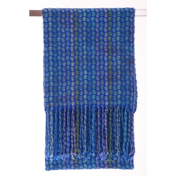 Handgefertigter Schal COBBLE Mohair und Wolle Im Angebot – Bild 5