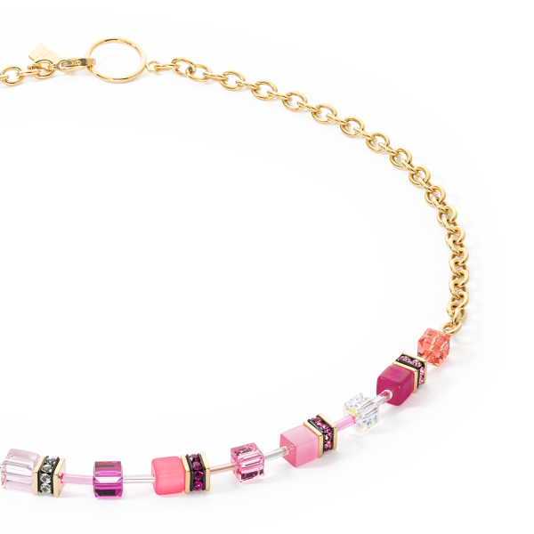 GeoCUBE® Iconic Chain necklace gold-magenta Online-Schn?ppchen – Bild 2