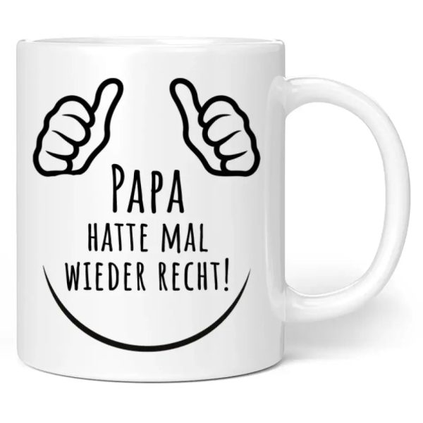 Tasse  Papa hatte mal wieder recht!  Online – Bild 2