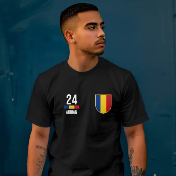 T-Shirt  EM Rumänien  mit Wunschtext Angebot – Bild 4
