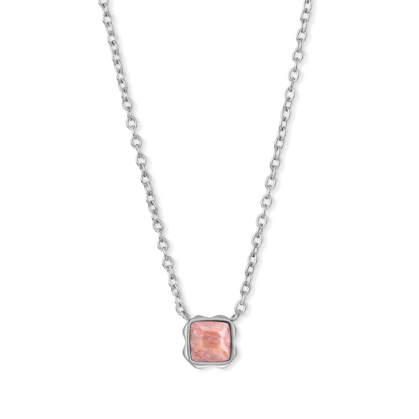 Birthstone July Necklace Rhodochrosite Silver Im Angebot – Bild 2