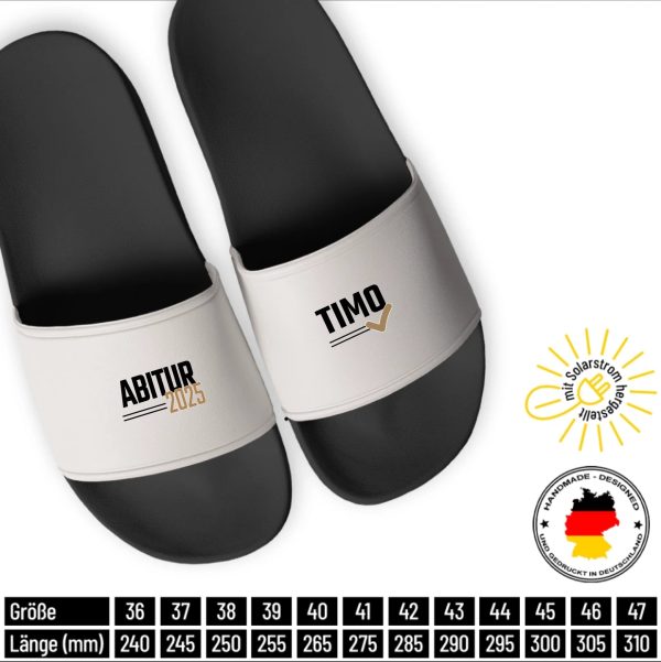 Badelatschen  Abschlüsse 2025  - personalisierte Schlappen Angebot – Bild 2