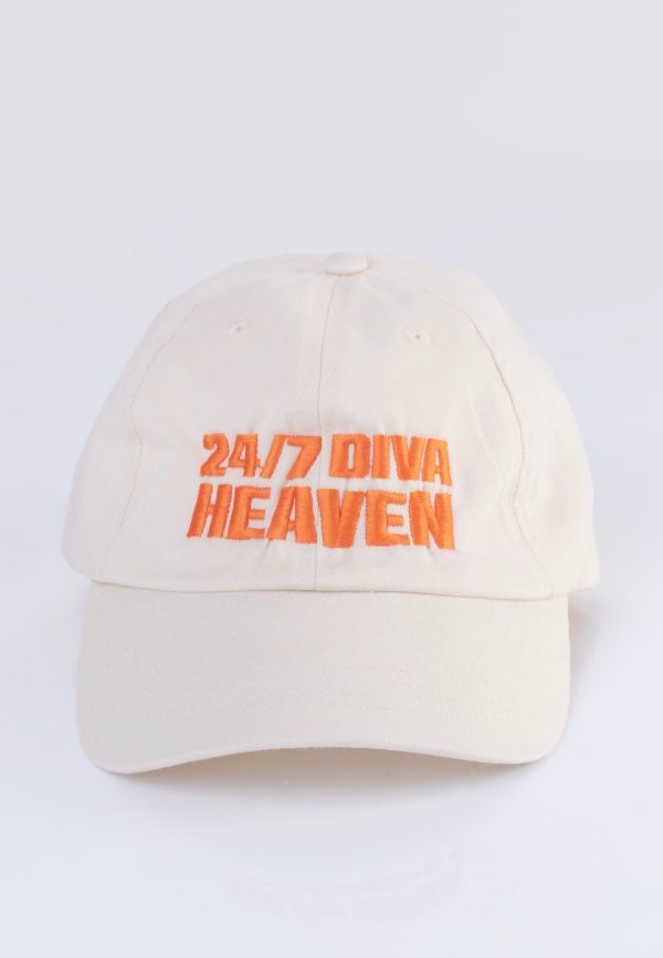 24 7 Diva Heaven - Logo White - Cap Verkauf