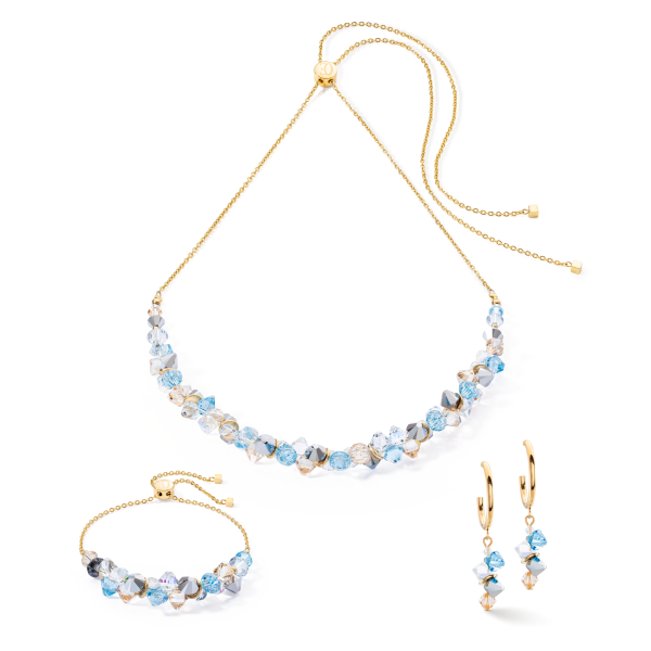 Dancing Crystals bracelet gold aqua Im Angebot – Bild 3