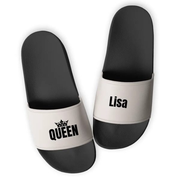 Badelatschen  King & Queen  - personalisierte Schlappen Angebot – Bild 4