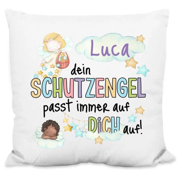 Kissen  Dein Schutzengel passt immer auf dich auf!  personalisiert mit Wunschnamen Zu verkaufen