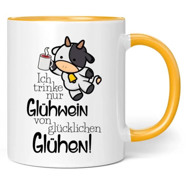 Tasse  Ich trinke nur Glühwein von glücklichen Glühen!  Online-Schn?ppchen – Bild 5