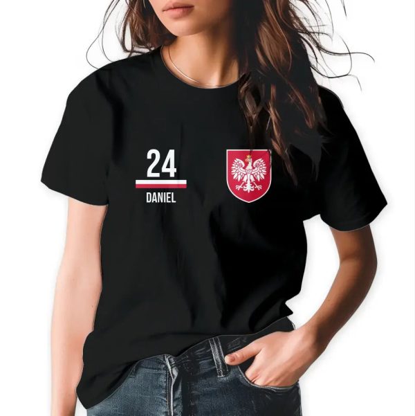 T-Shirt  EM Polen  mit Wunschtext Online-Verkauf – Bild 2