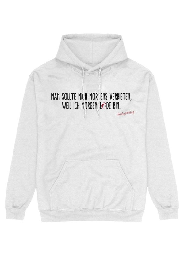 Hildegard Knef - Morgenbloede White - Hoodie Online-Schn?ppchen