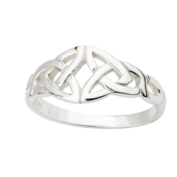 Silber 925 Keltischer Ring Trinity knot 5   Innendurchmesser 15,6 mm Silber 925 Online-Verkauf