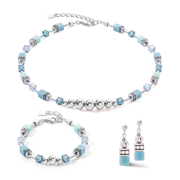 GeoCUBE® Fusion Spheres necklace ice blue Rabatt – Bild 3