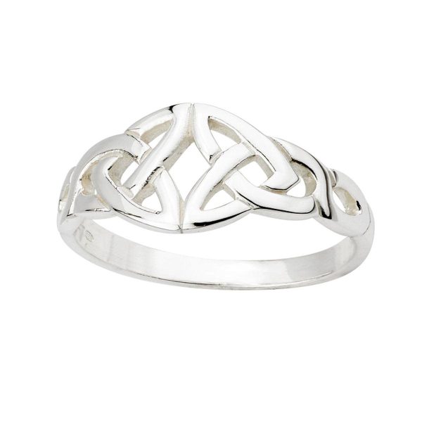 Silber 925 Keltischer Ring Trinity knot 5   Innendurchmesser 15,6 mm Silber 925 Online-Verkauf – Bild 2