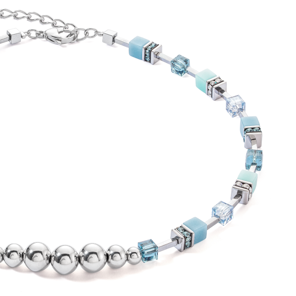 GeoCUBE® Fusion Spheres necklace ice blue Rabatt – Bild 2