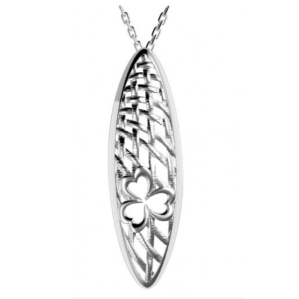 Irische Kette Kleeblatt aus Silber 925 Online